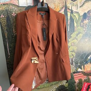 BCBG Izara Signature Blazer -Tortoise Shell Never Worn